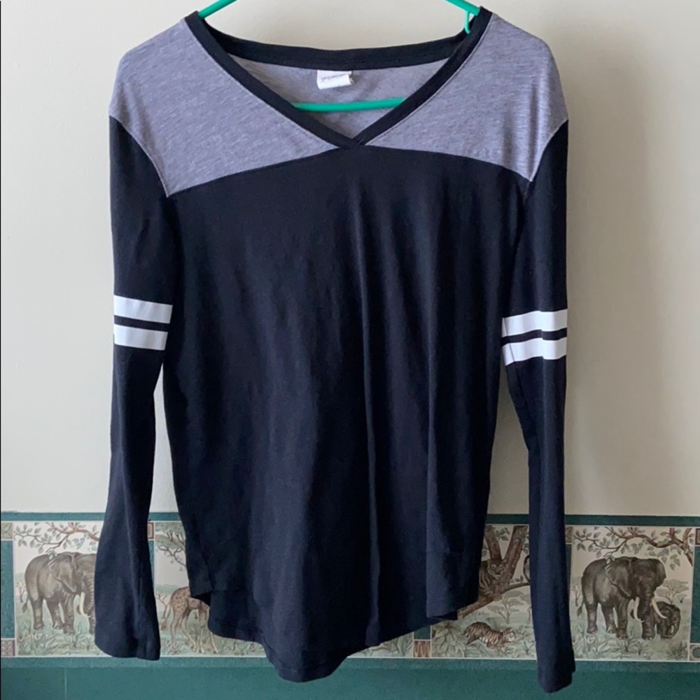 PINK long sleeved shirt. slightly worn